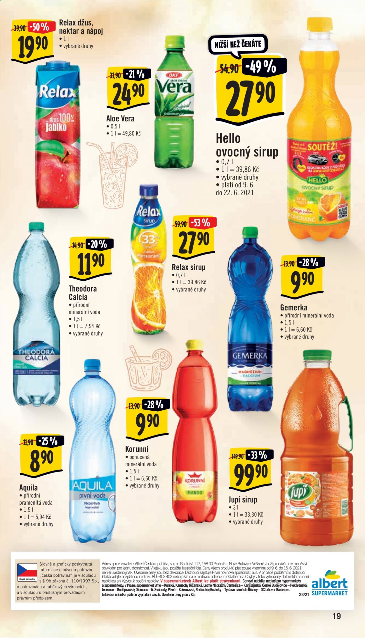 Leták Albert Supermarket - 9.6.2021 - 15.6.2021. Strana 19