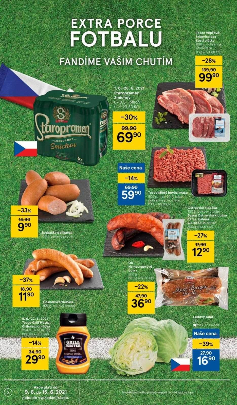 Leták TESCO - 9.6.2021 - 15.6.2021. Strana 2