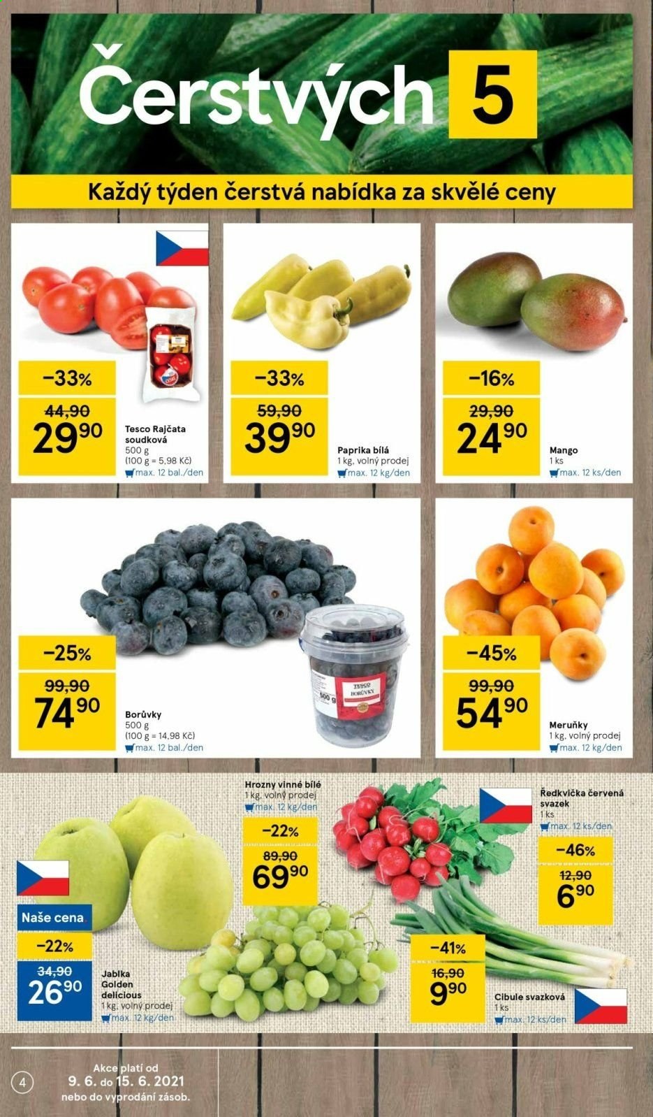 Leták TESCO - 9.6.2021 - 15.6.2021. Strana 4