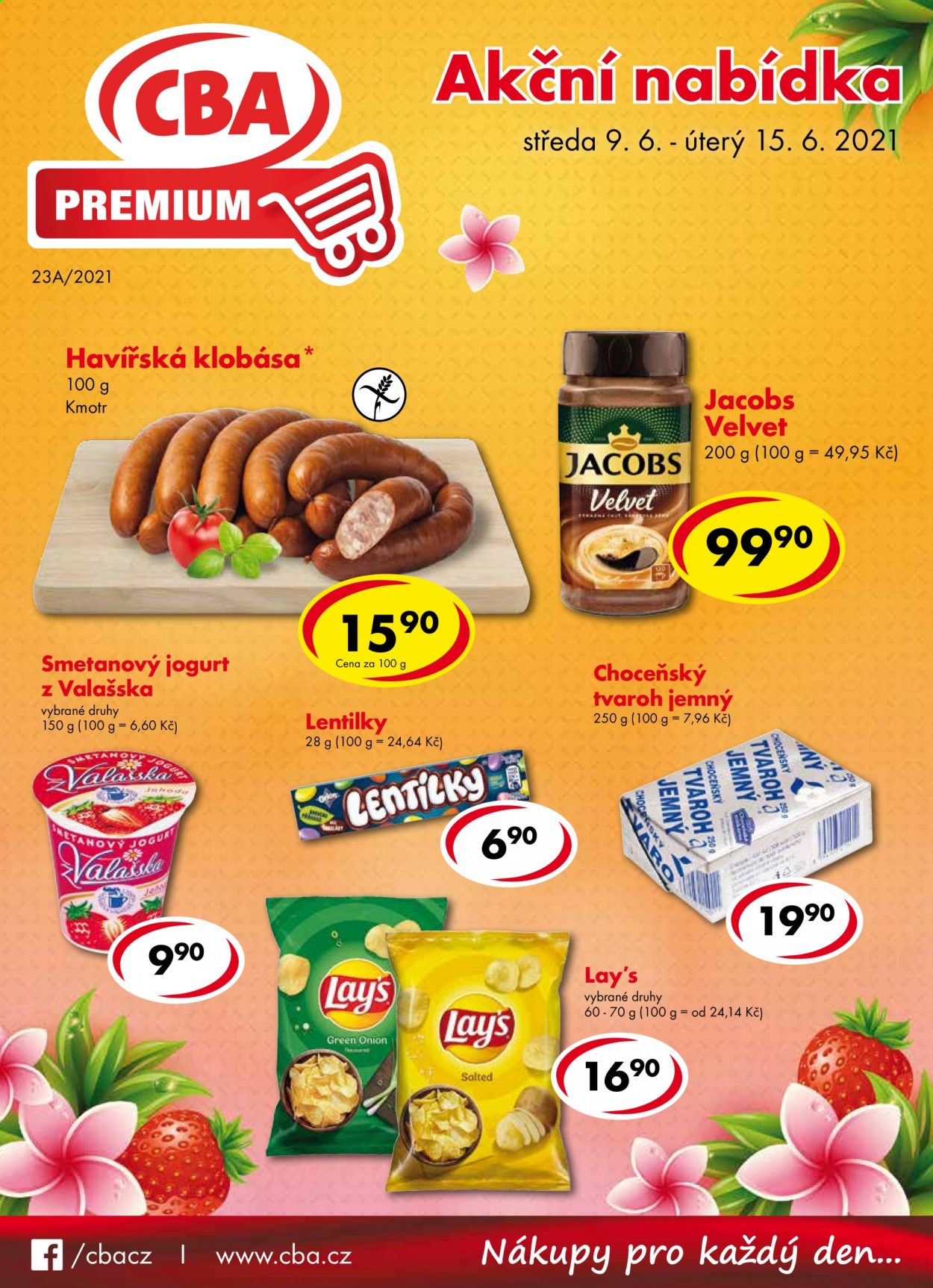 Leták CBA Premium - 9.6.2021 - 15.6.2021. Strana 1
