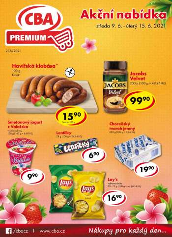 Leták CBA Premium - 9.6.2021 - 15.6.2021.