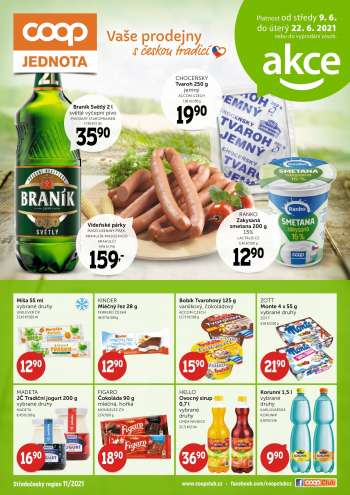 Leták coop JEDNOTA - 9.6.2021 - 22.6.2021.
