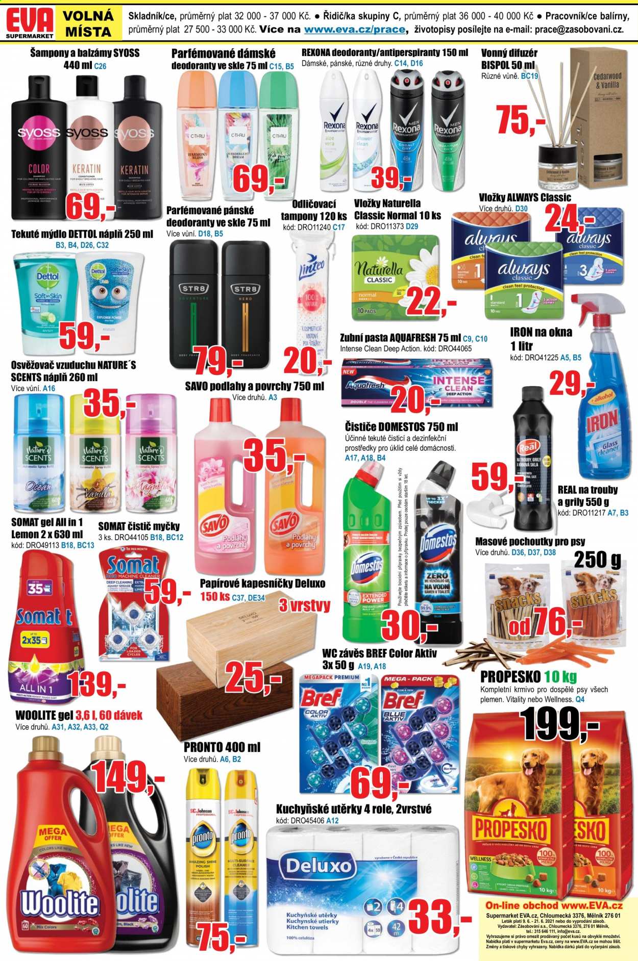 Leták EVA supermarket - 9.6.2021 - 21.6.2021. Strana 6