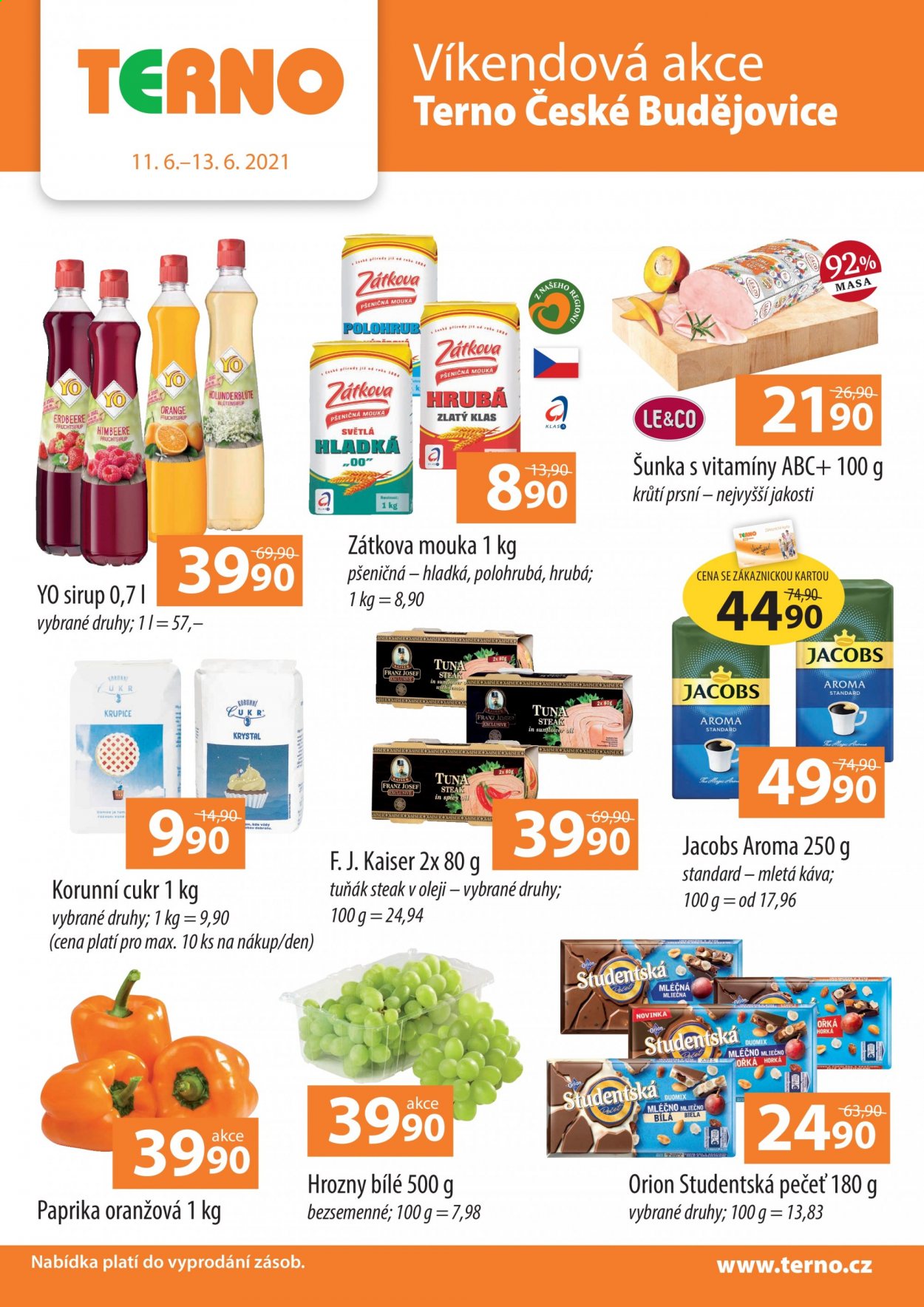 Leták coop TERNO - 11.6.2021 - 13.6.2021. Strana 1