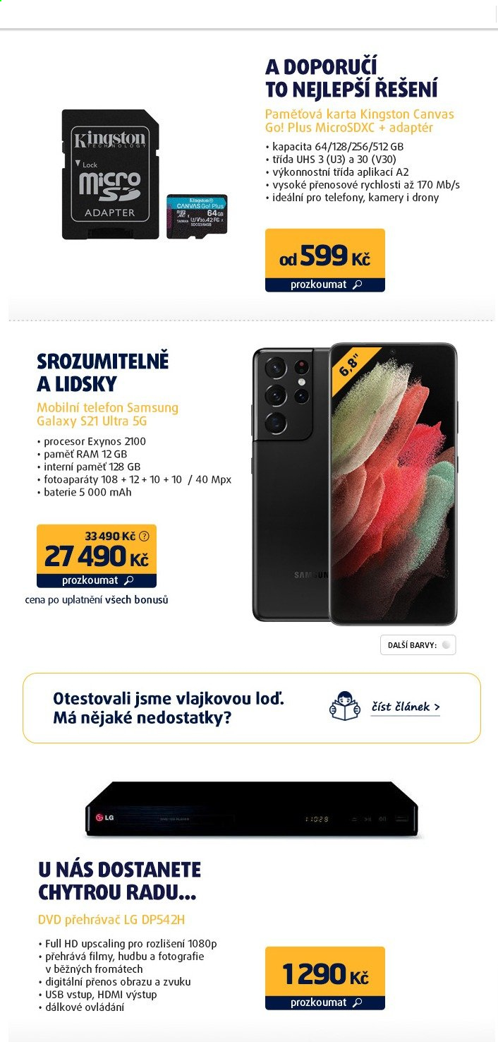 Leták DATART - 11.6.2021 - 16.6.2021. Strana 3