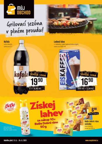 Leták Můj obchod - 11.6.2021 - 24.6.2021.