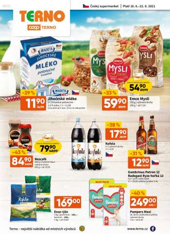 Leták coop TERNO - 16.6.2021 - 22.6.2021.