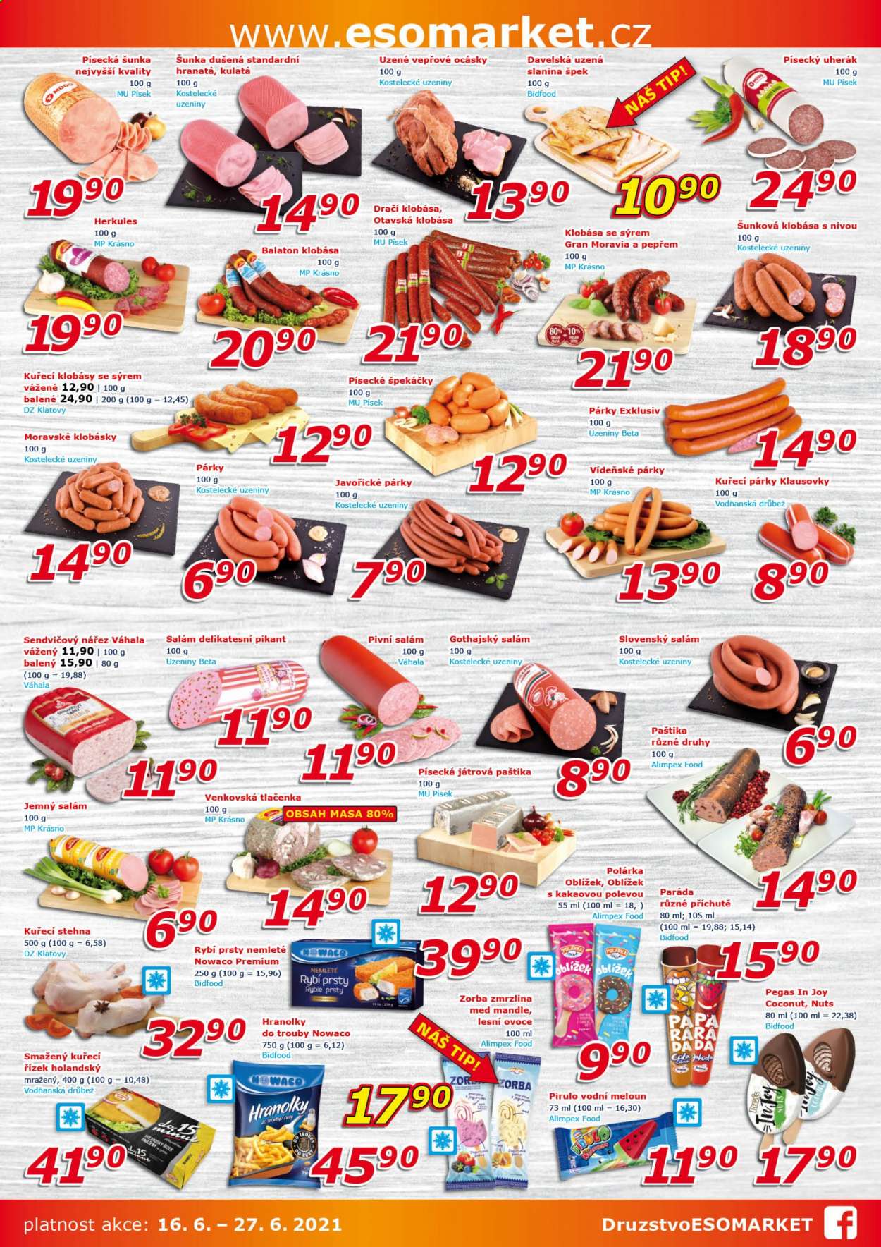 Leták ESO MARKET - 16.6.2021 - 27.6.2021. Strana 2