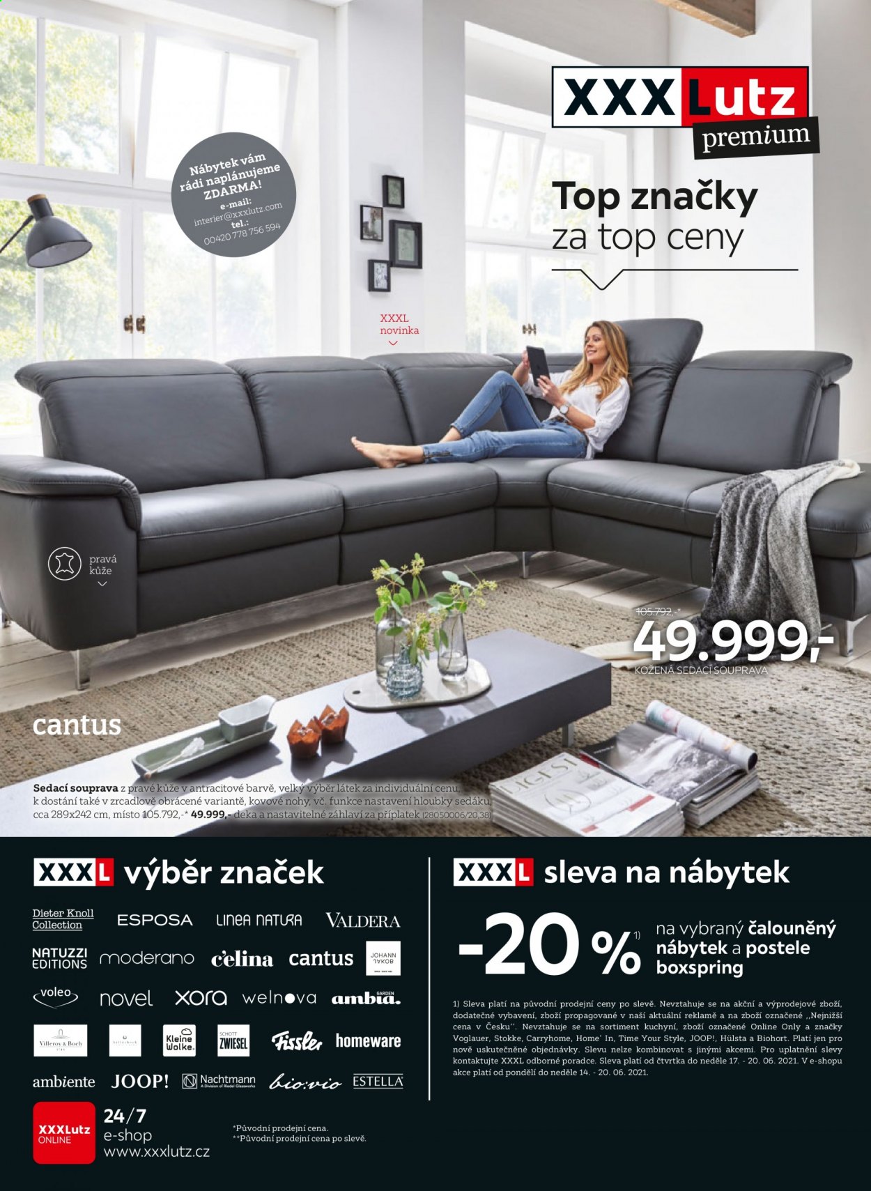 Leták XXXLutz - 14.6.2021 - 27.6.2021. Strana 1