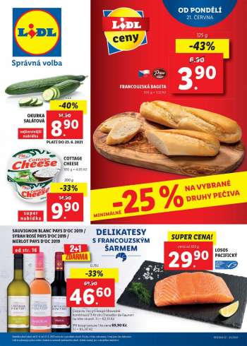 Leták Lidl - 21.6.2021 - 27.6.2021.