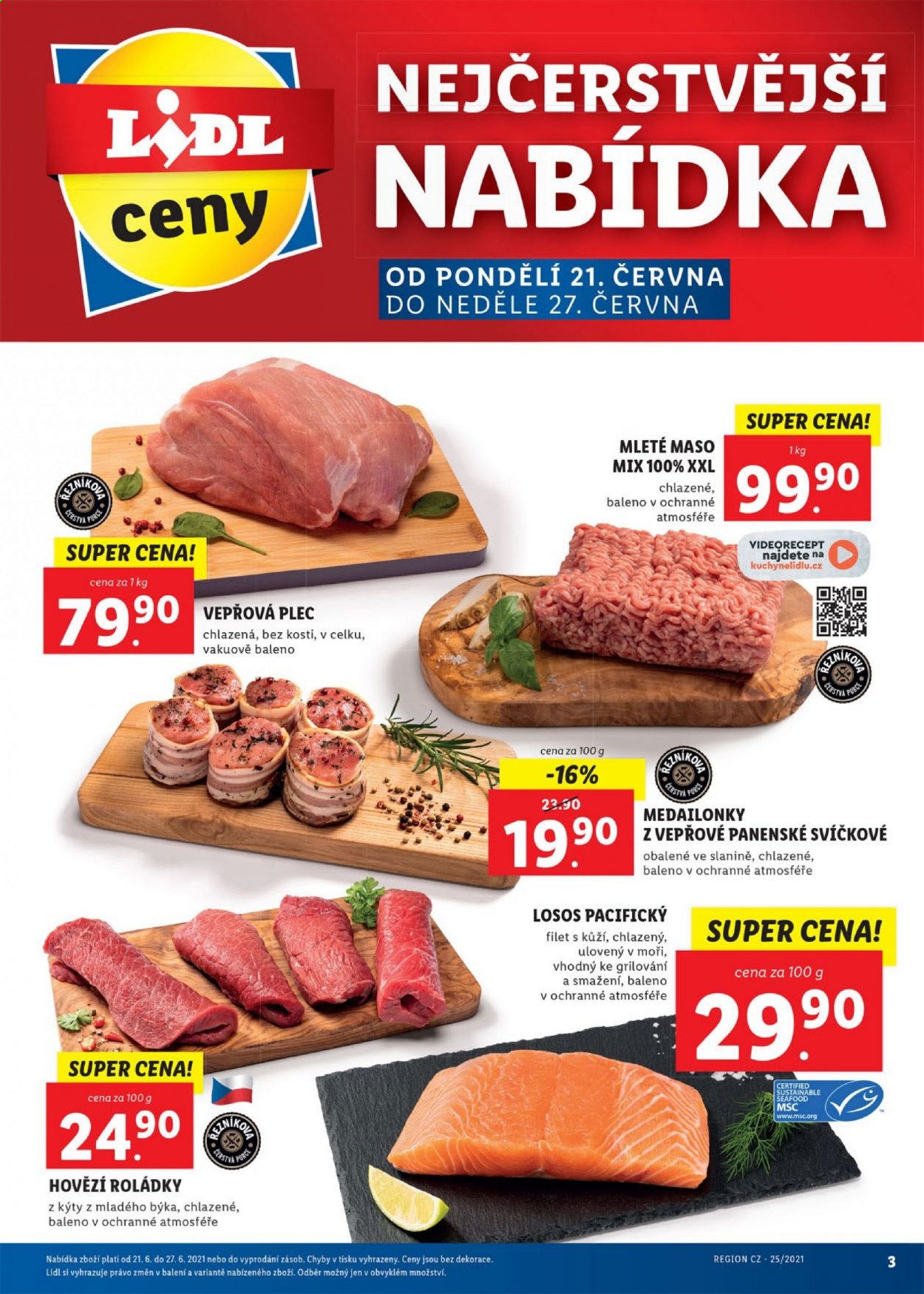 Leták Lidl - 21.6.2021 - 27.6.2021. Strana 3