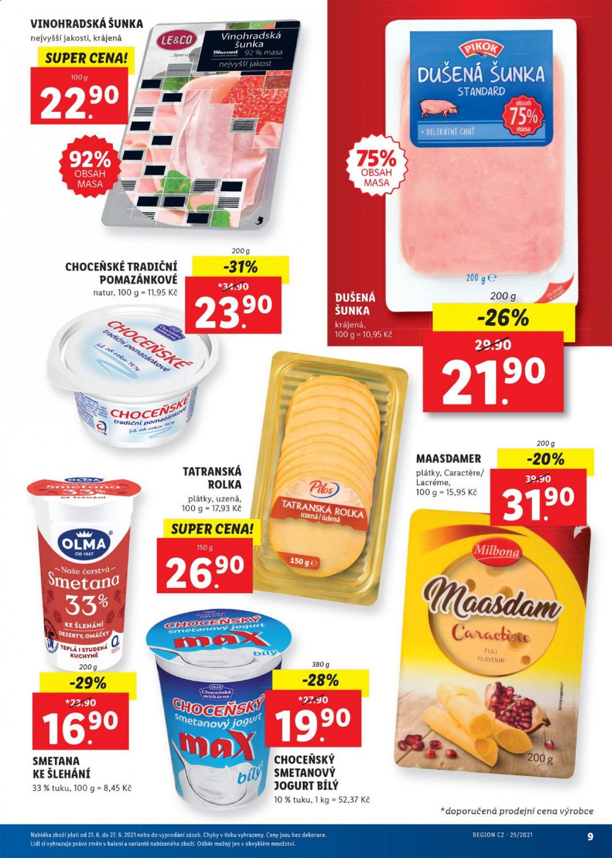 Leták Lidl - 21.6.2021 - 27.6.2021. Strana 9