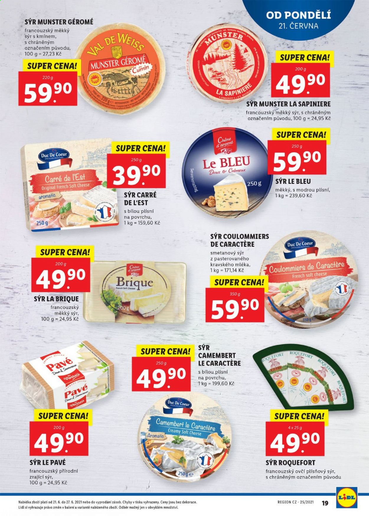 Leták Lidl - 21.6.2021 - 27.6.2021. Strana 19