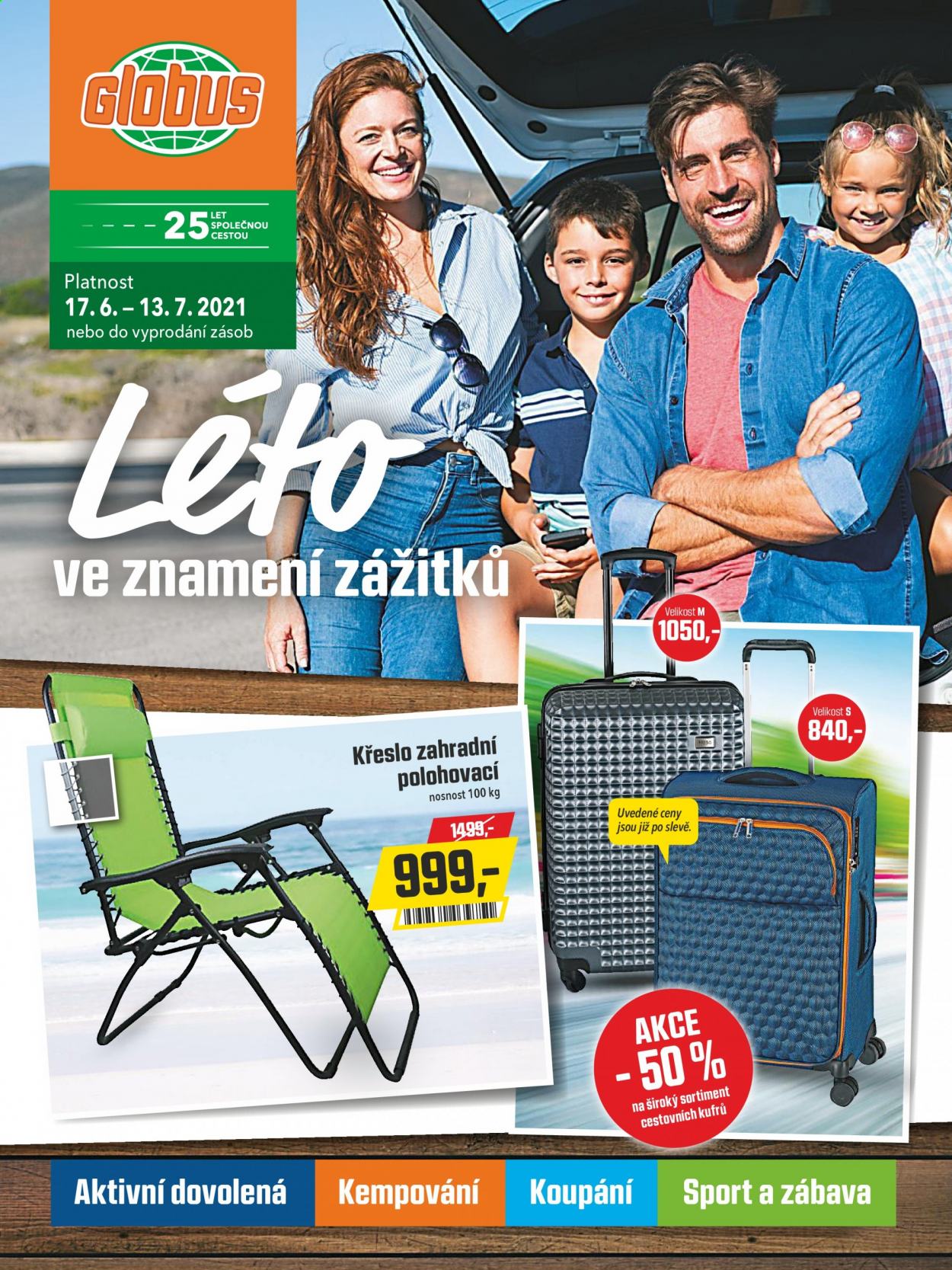 Leták Globus - 17.6.2021 - 13.7.2021. Strana 1