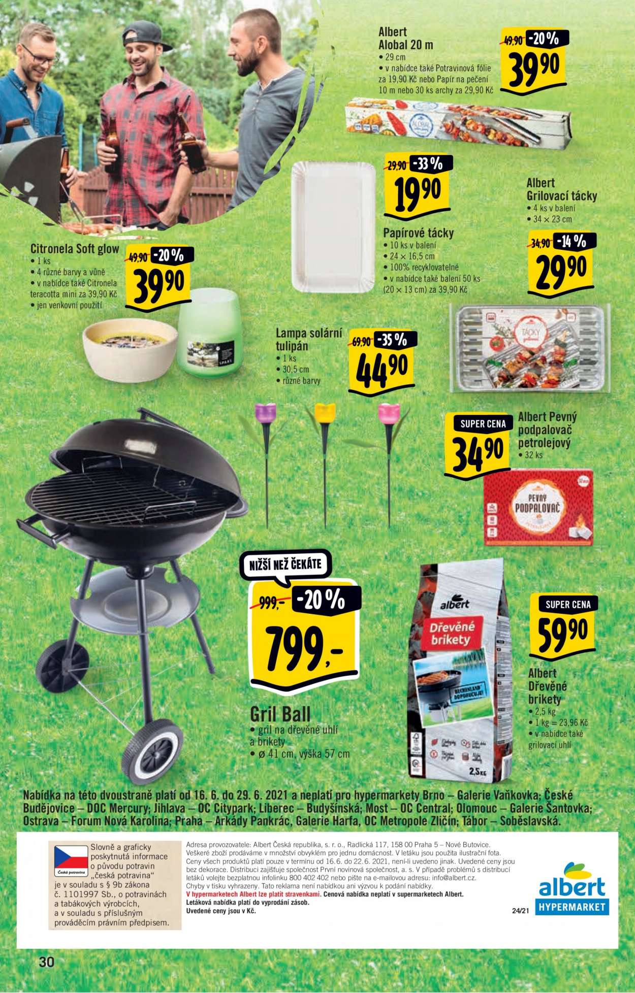Leták Albert Hypermarket - 16.6.2021 - 22.6.2021. Strana 30