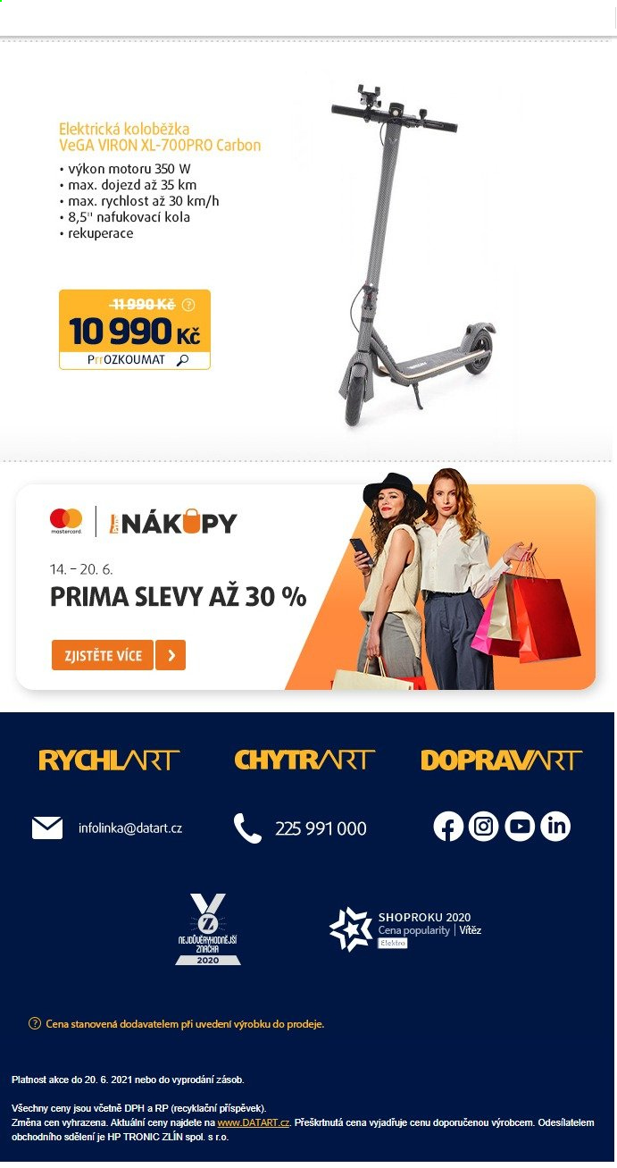 Leták DATART - 15.6.2021 - 20.6.2021. Strana 3