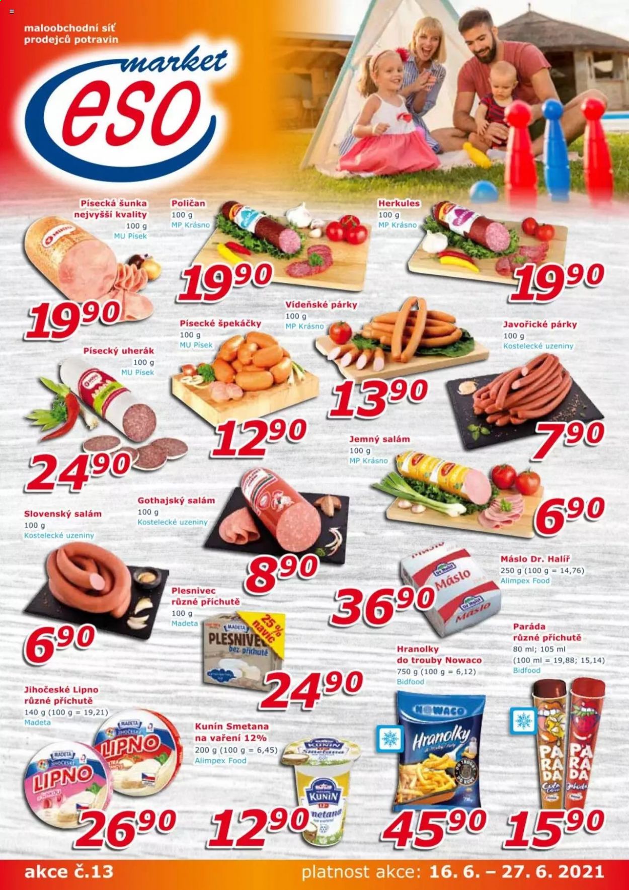 Leták ESO MARKET - 16.6.2021 - 27.6.2021. Strana 1