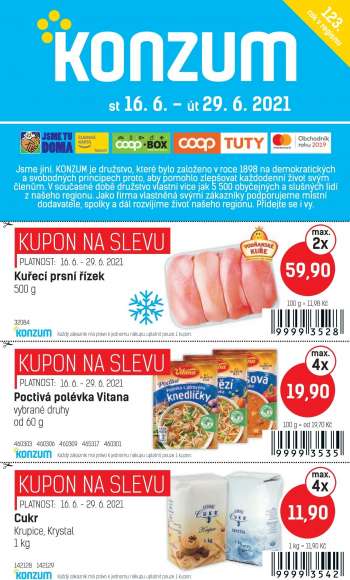 Leták Konzum - 16.6.2021 - 29.6.2021.