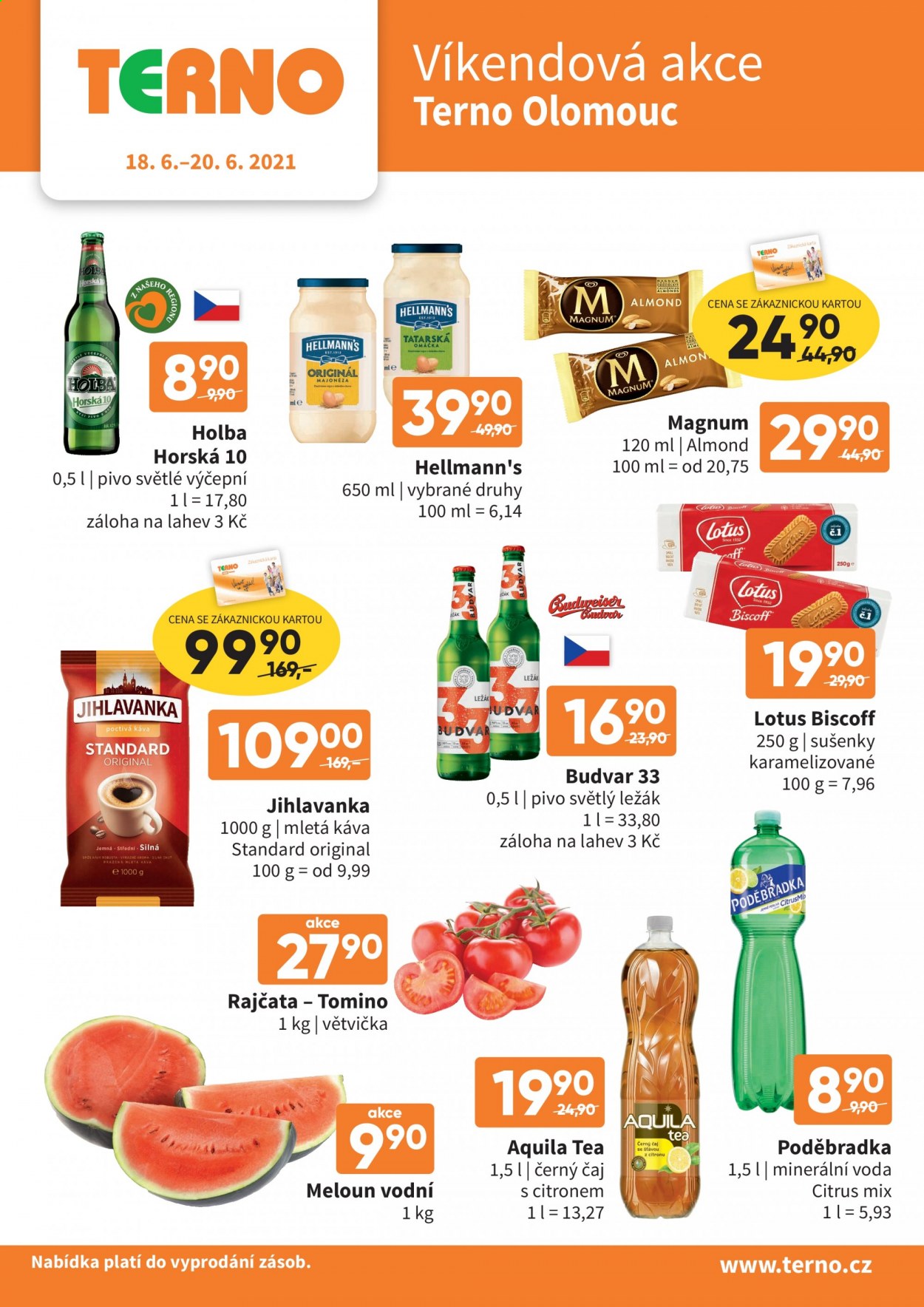 Leták coop TERNO - 18.6.2021 - 20.6.2021. Strana 1