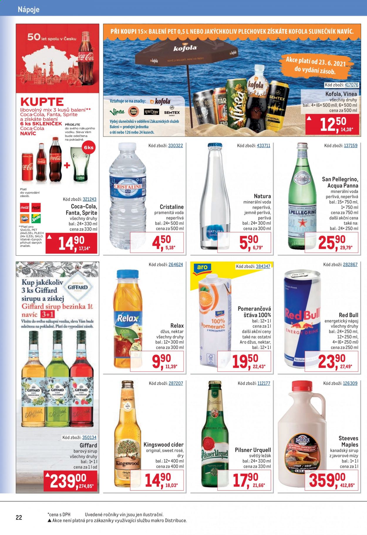 Leták MAKRO - 23.6.2021 - 6.7.2021. Strana 22