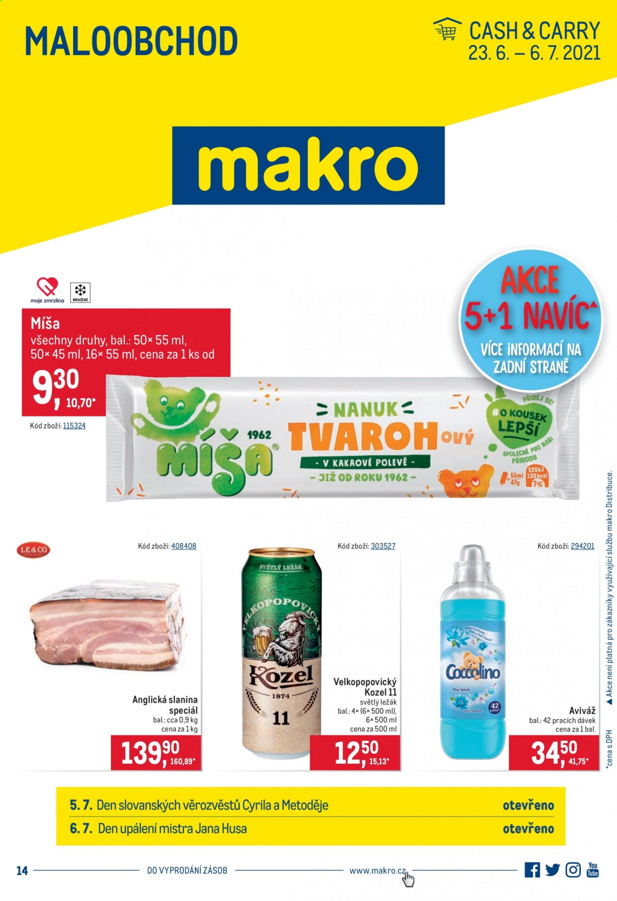 Leták MAKRO - 23.6.2021 - 6.7.2021. Strana 1