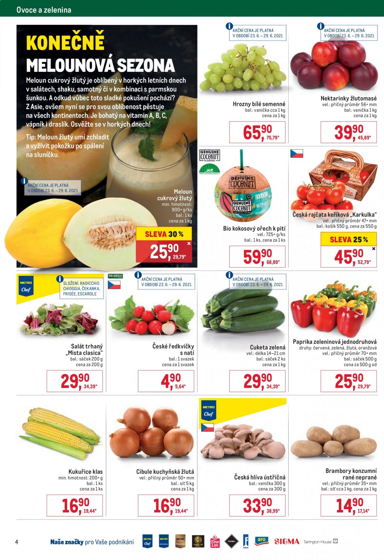 Leták MAKRO - 23.6.2021 - 6.7.2021. Strana 4