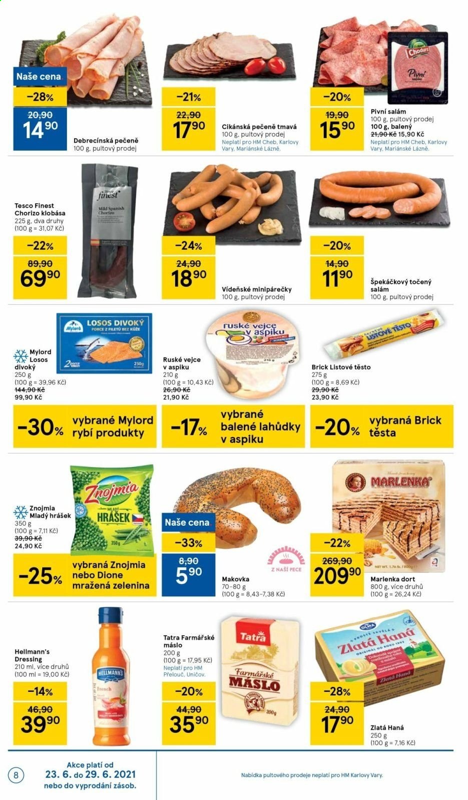 Leták TESCO - 23.6.2021 - 29.6.2021. Strana 8