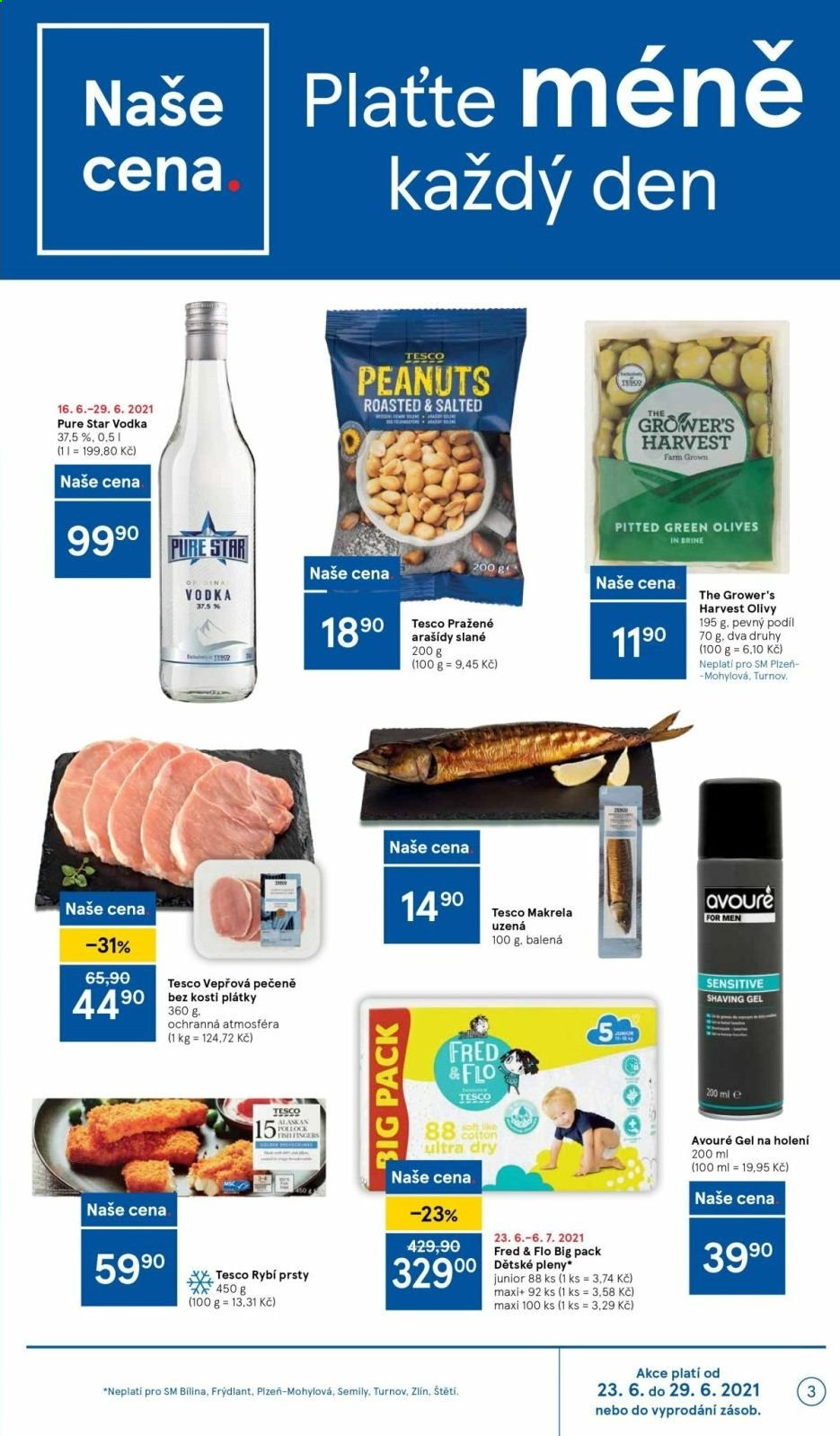 Leták TESCO supermarket - 23.6.2021 - 29.6.2021. Strana 3