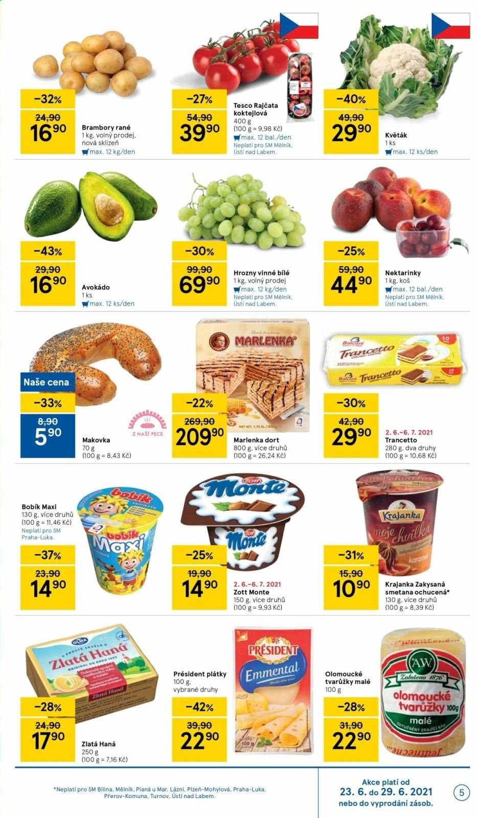 Leták TESCO supermarket - 23.6.2021 - 29.6.2021. Strana 5