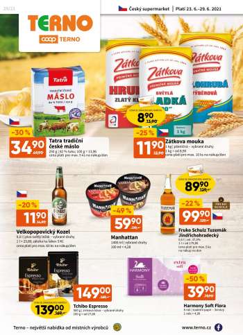 Leták coop TERNO - 23.6.2021 - 29.6.2021.