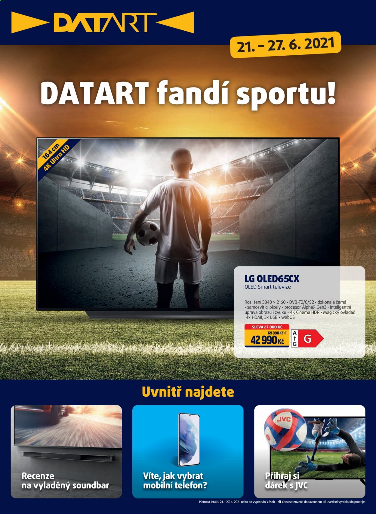 Leták DATART - 21.6.2021 - 27.6.2021. Strana 1