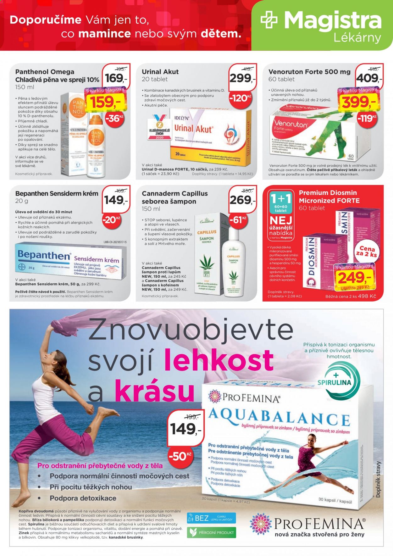 Leták Magistra Lékárny - 21.6.2021 - 15.8.2021. Strana 5