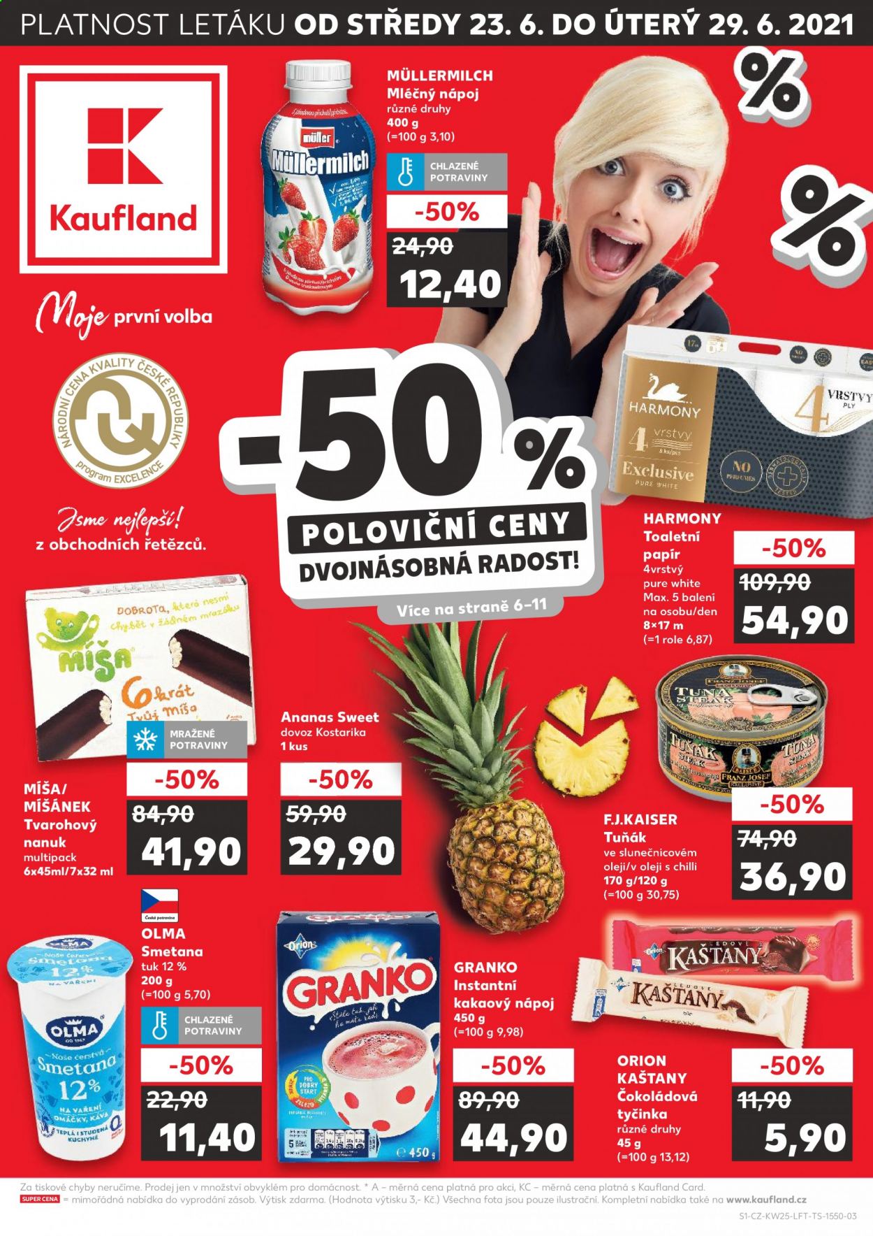 Leták Kaufland - 23.6.2021 - 29.6.2021. Strana 1
