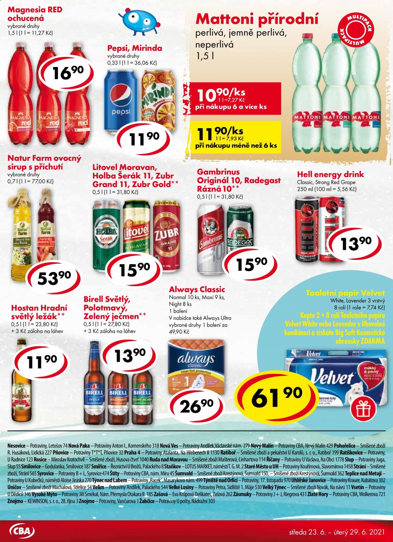 Leták CBA Premium - 23.6.2021 - 29.6.2021. Strana 7