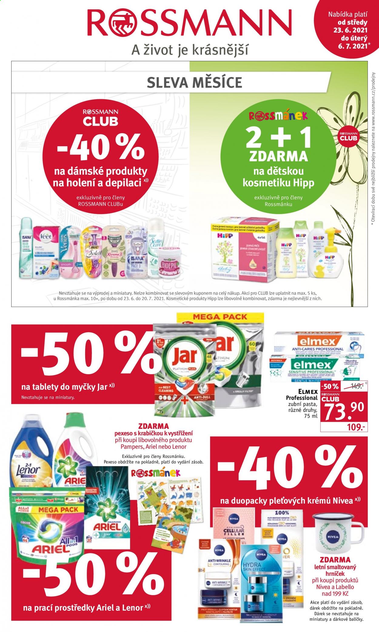 Leták ROSSMANN - 23.6.2021 - 6.7.2021. Strana 1