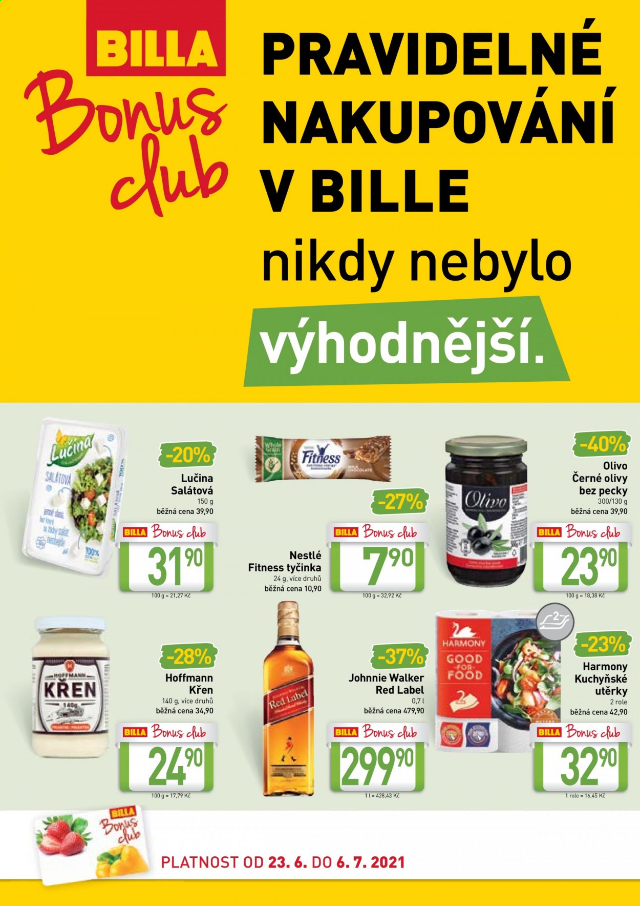 Leták BILLA - 23.6.2021 - 6.7.2021. Strana 2