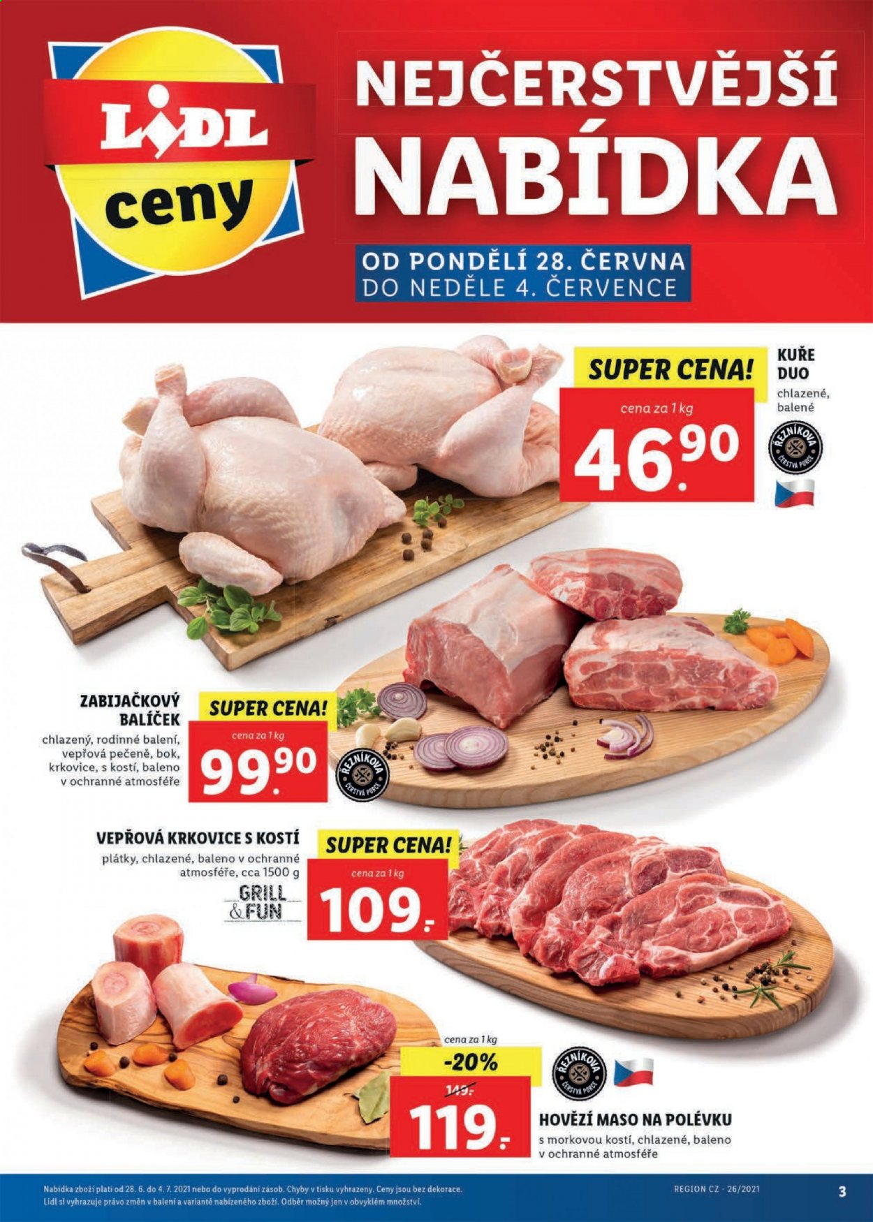Leták Lidl - 28.6.2021 - 4.7.2021. Strana 3