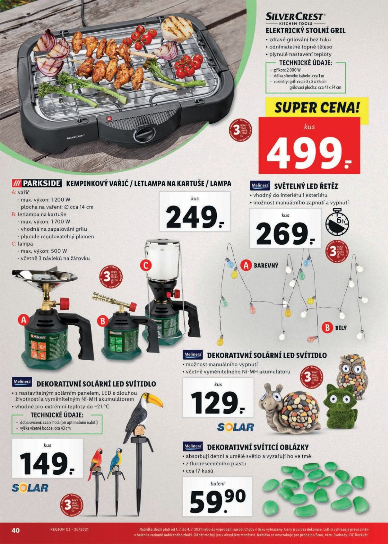 Leták Lidl - 28.6.2021 - 4.7.2021. Strana 40