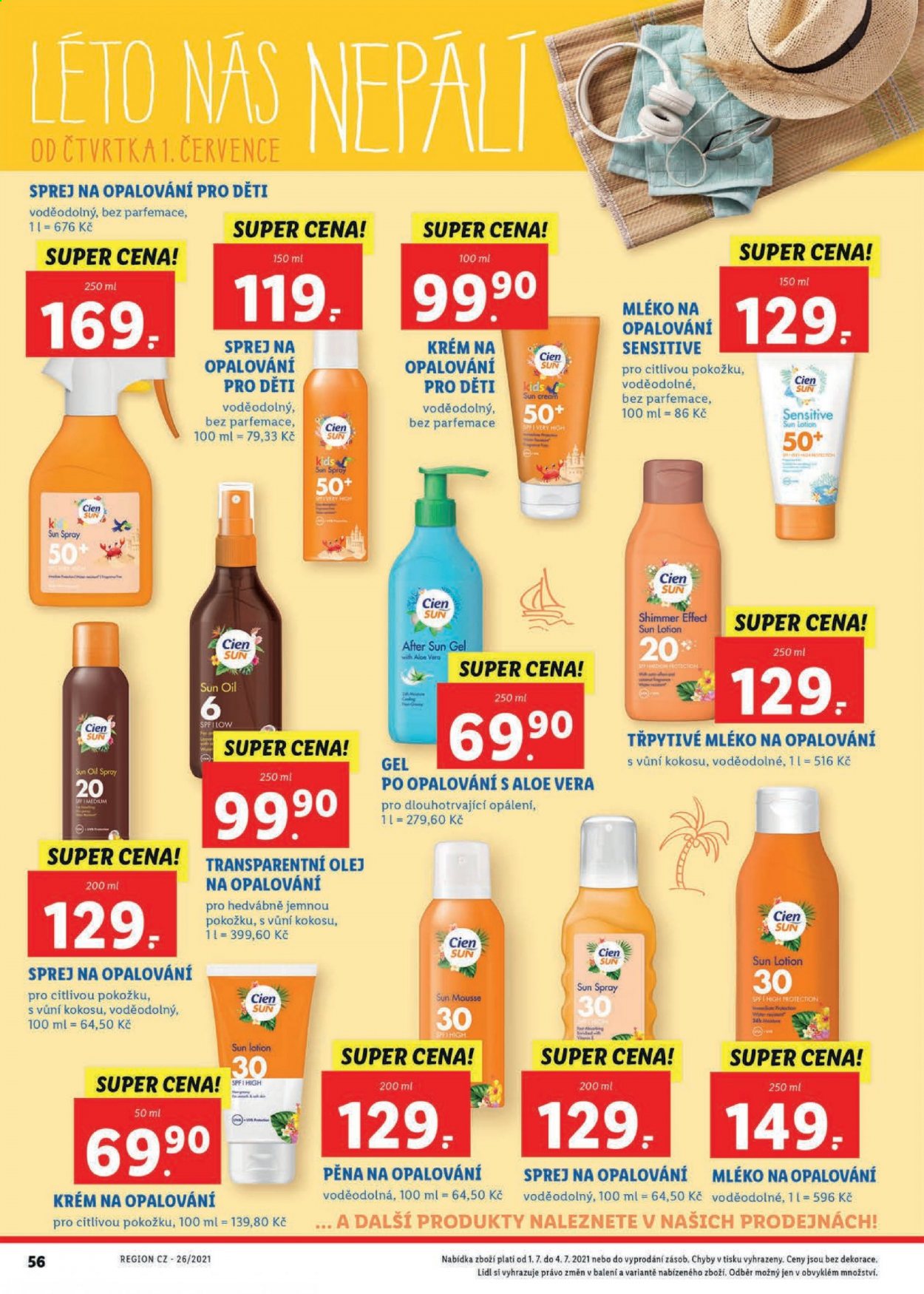 Leták Lidl - 28.6.2021 - 4.7.2021. Strana 56