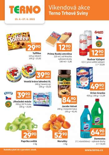 Leták coop TERNO - 25.6.2021 - 27.6.2021.