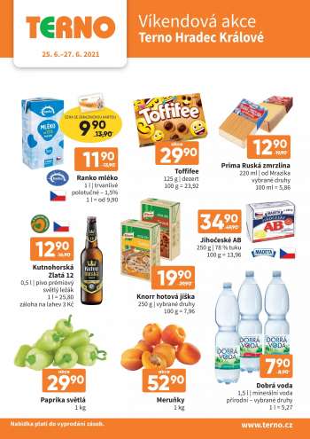 Leták coop TERNO - 25.6.2021 - 27.6.2021.