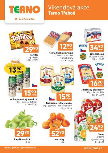Leták coop TERNO - 25.6.2021 - 27.6.2021.