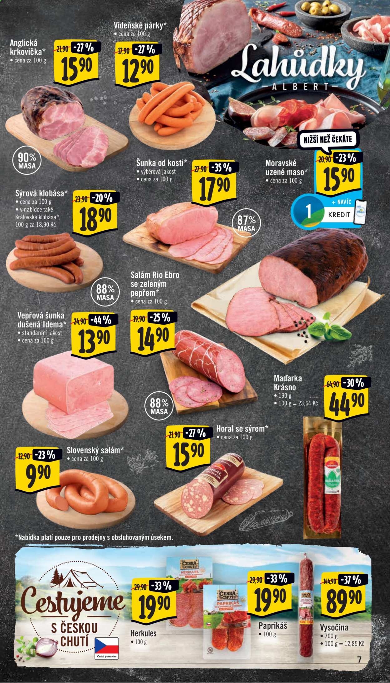 Leták Albert Supermarket - 30.6.2021 - 6.7.2021. Strana 7