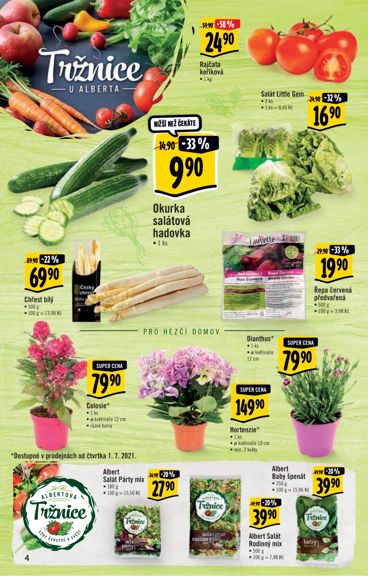 Leták Albert Hypermarket - 30.6.2021 - 6.7.2021. Strana 4