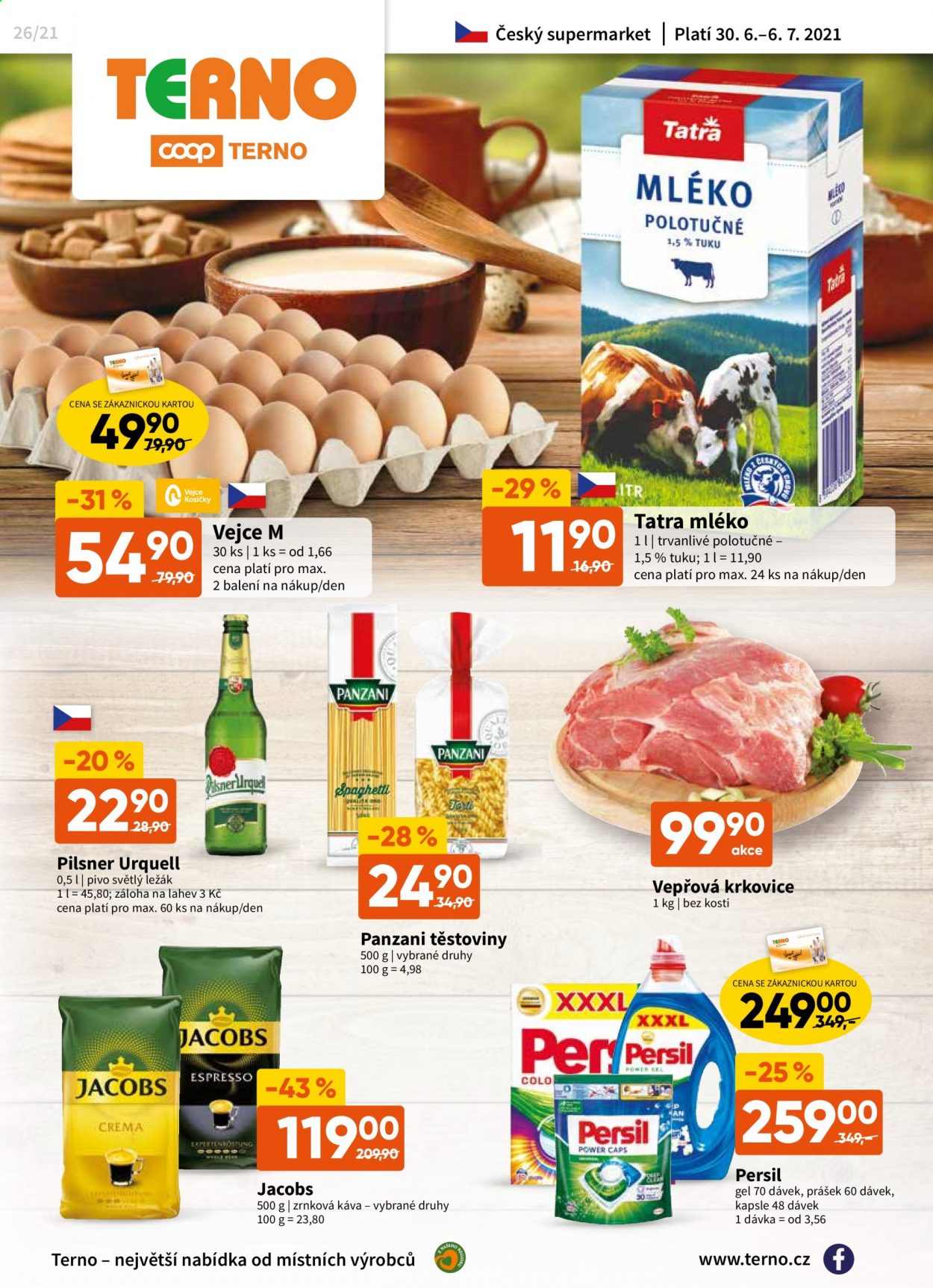 Leták coop TERNO - 30.6.2021 - 6.7.2021. Strana 1