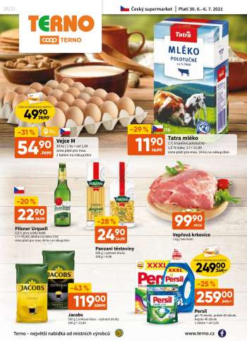 Leták coop TERNO - 30.6.2021 - 6.7.2021.