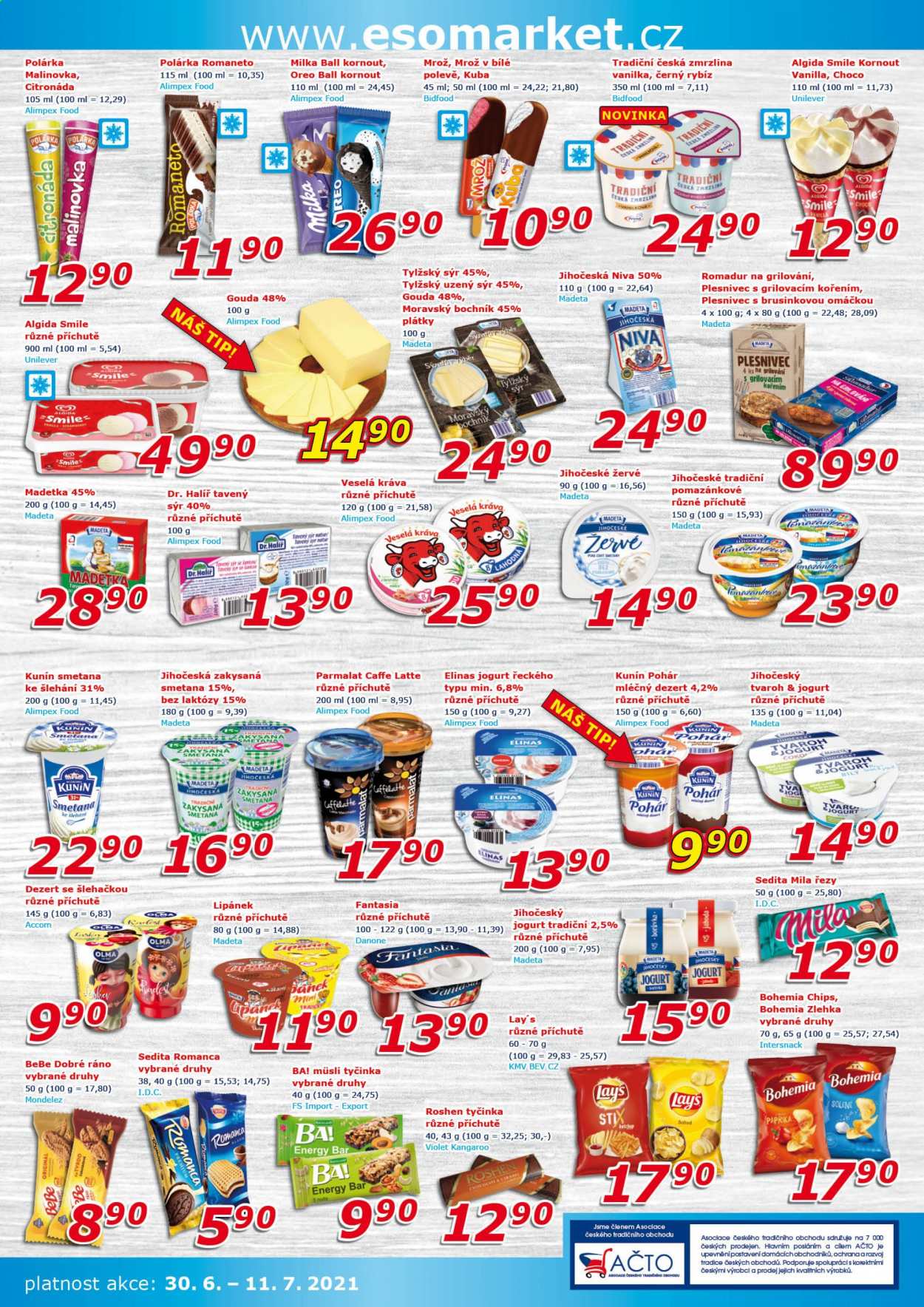 Leták ESO MARKET - 30.6.2021 - 11.7.2021. Strana 3