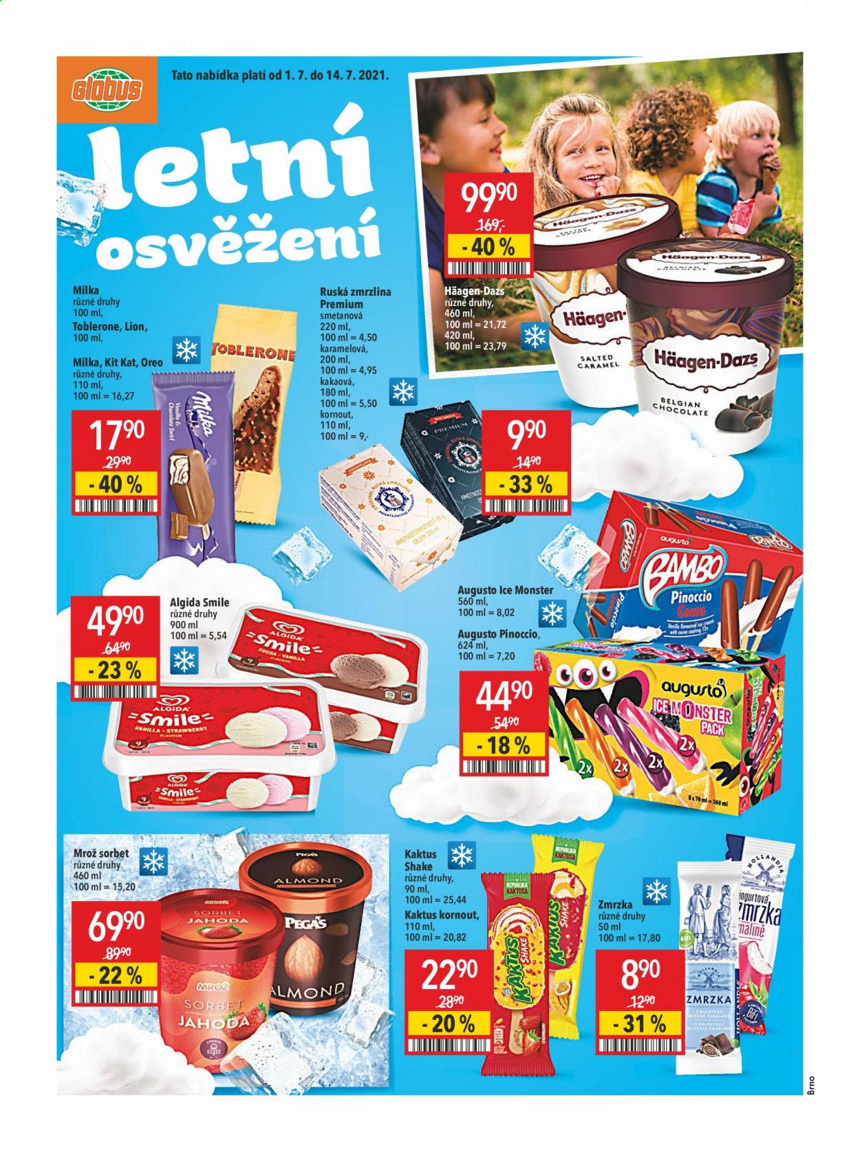 Leták Globus - 1.7.2021 - 7.7.2021. Strana 2