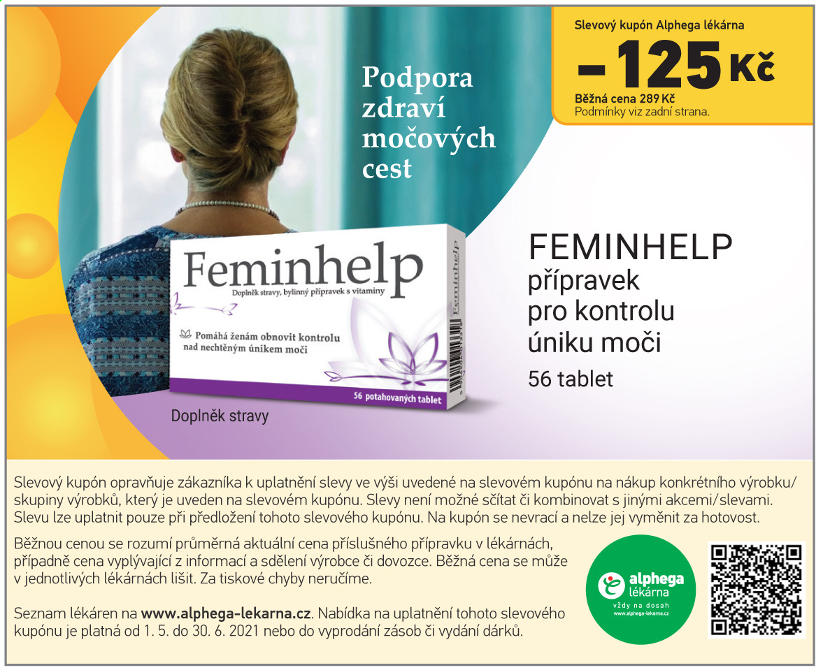 Leták Alphega lékárna - 1.5.2021 - 30.6.2021. Strana 3
