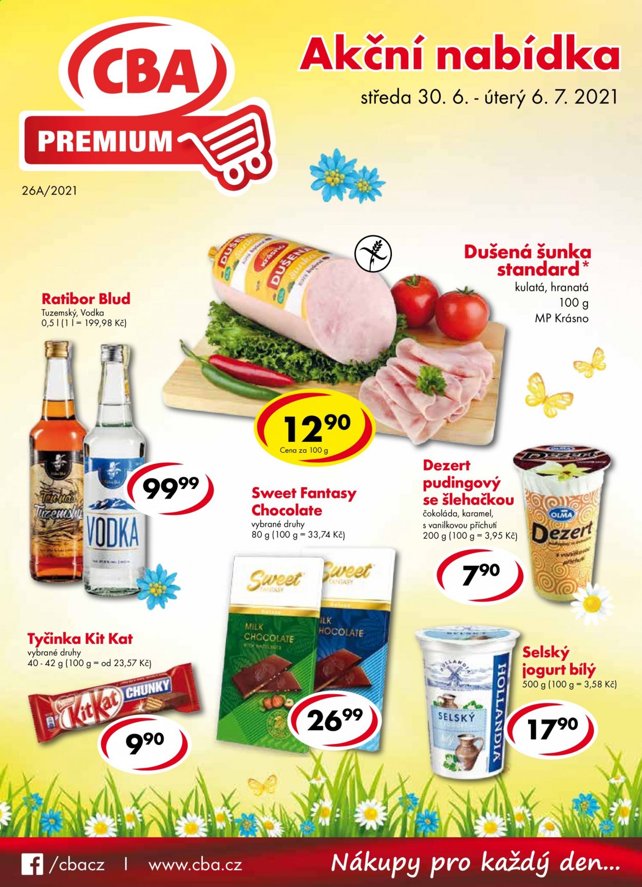 Leták CBA Premium - 30.6.2021 - 6.7.2021. Strana 1